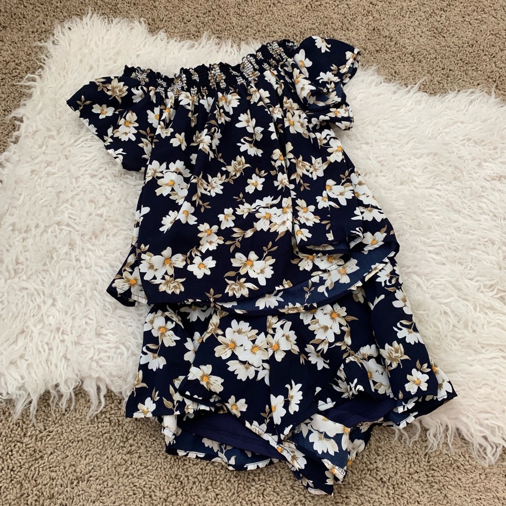 *SET* Peach Love California Floral 2 Piece Small